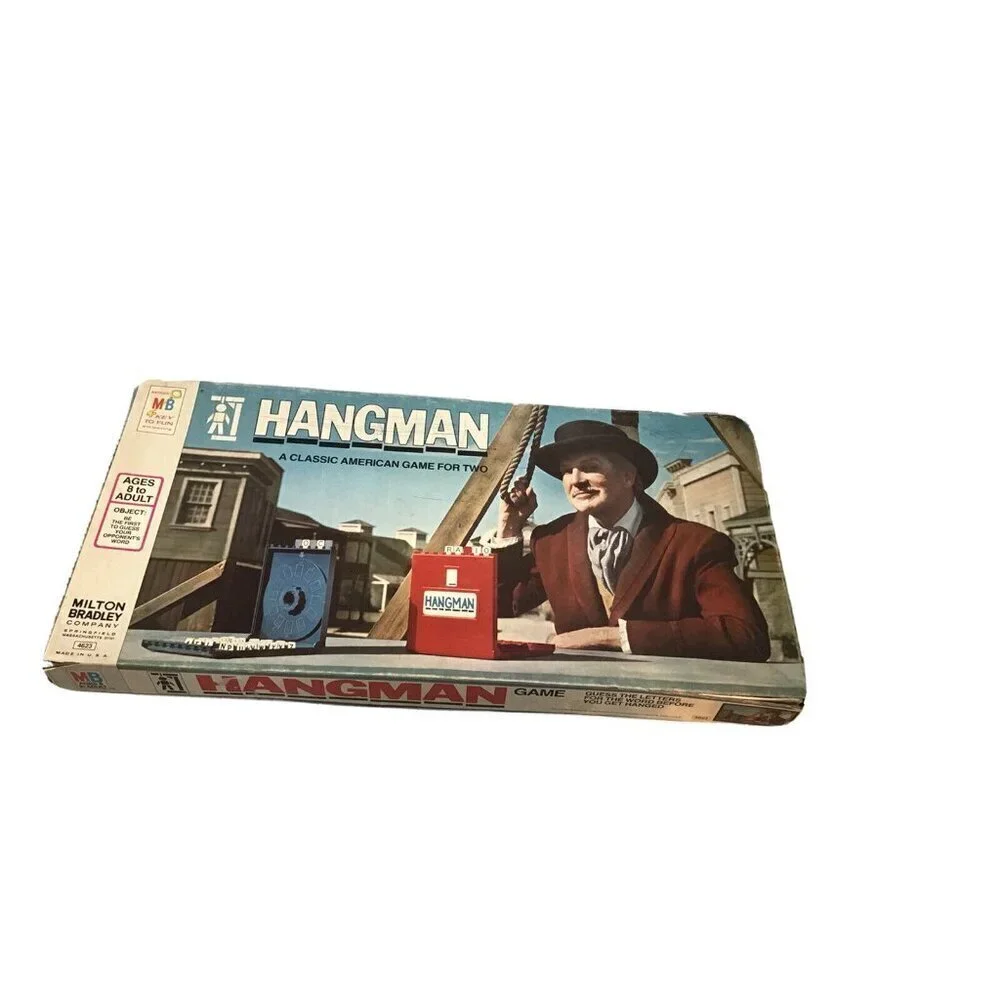 Vintage 1976 Milton Bradley Hangman Board Game w/ Vincent Price No 4623 - Picture 1 of 1